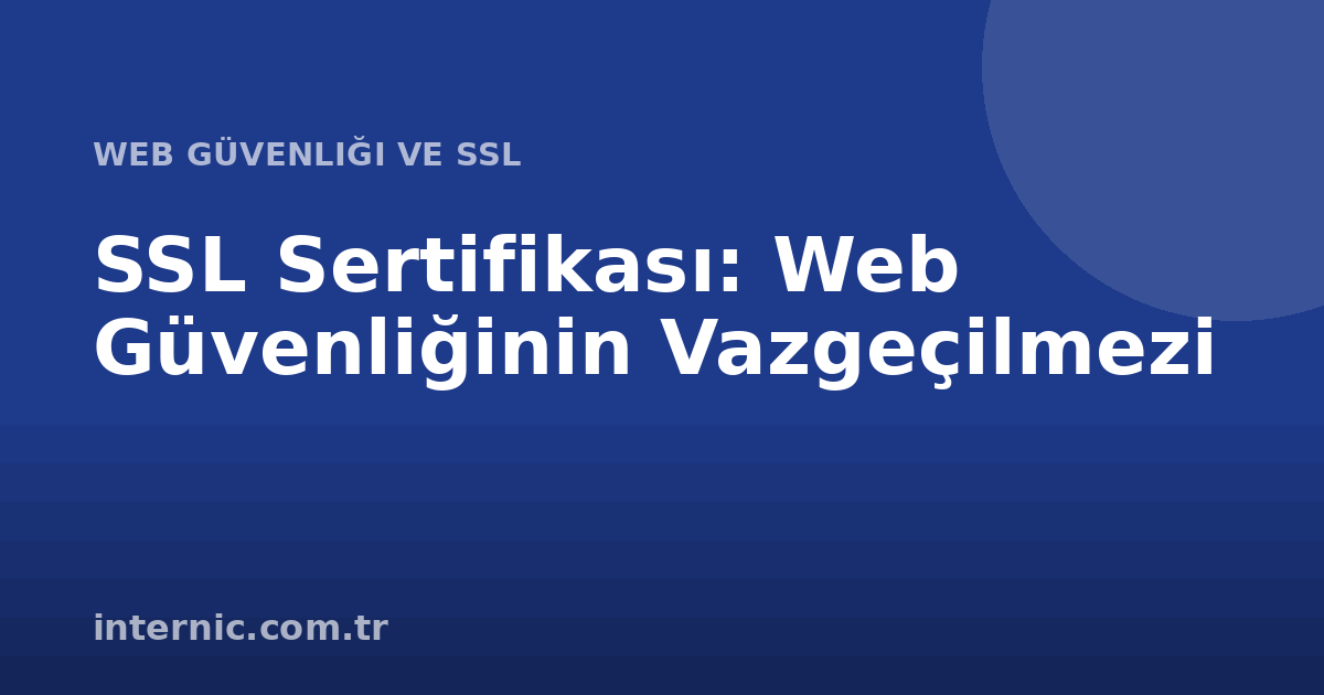 SSL Sertifikası: Web Güvenliğinin Vazgeçilmezi